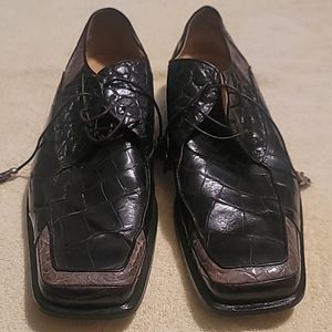 Mauri mens alligator shoes size 12